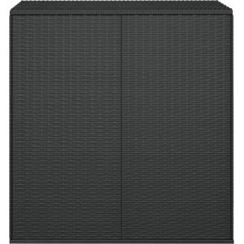 Vidaxl PE ratan 100 x 49 x 103,5 cm černý 317223 HangarStore