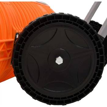 vidaXL s výsuvnou rukojetí radlice 96 cm ocel oranžové