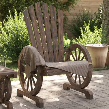 VidaXL Zahradní židle Adirondack masivní jedlové dřevo růžové