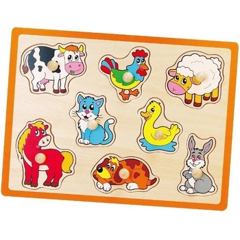 Viga puzzle s úchyty Farma