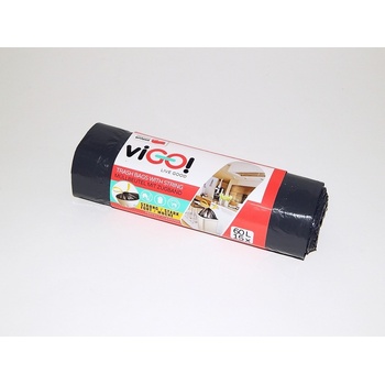 Vigo LDPE zatahovací 60 l 22 µm 15ks černé