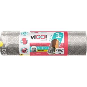 viGO! zatahovací pytle 120 l 38µm 8ks
