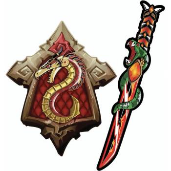 Vilac dřevěný štít a meč Drak