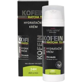 Vivaco Hydratační krém pro muže Kofein a Matcha Tea 50 ml
