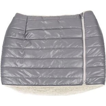 Vlnka vlněná zateplená sukně na zip nepromokavá šedá