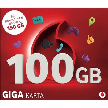 Vodafone GIGA Karta 100GB SK48A196