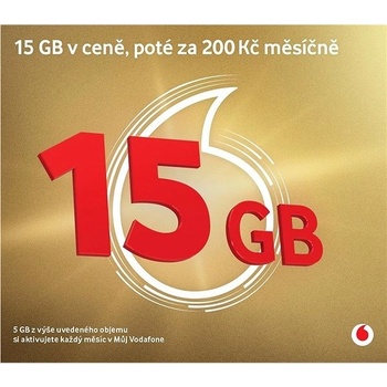 Vodafone SIM edice Zlatá karta