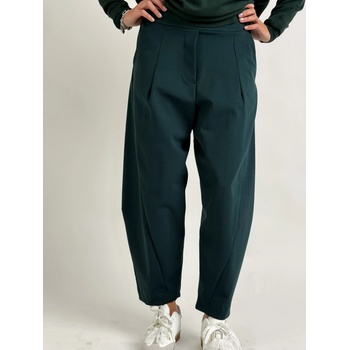 Voga Móda Smaragdové kalhoty TOSCANA Smaragdová