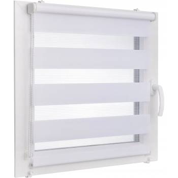 VOPPI ROLETA DEN A NOC 130x150 CM BÍLÁ