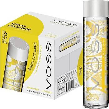 VOSS Lemon Cucumber Perlivá Sklo 12 x 375 ml