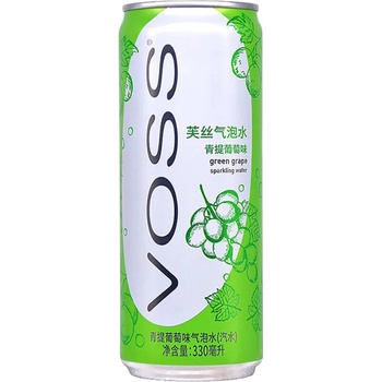 VOSS Sakura perlivá voda zelený hrozen 330 ml