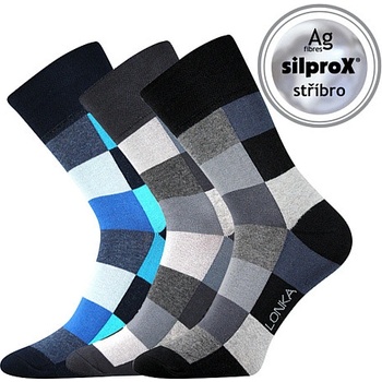 Voxx DECUBE ponožky balení 3 páry v barevných mixech mix B