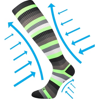 Voxx kompresní podkolenky Multix neon zelená