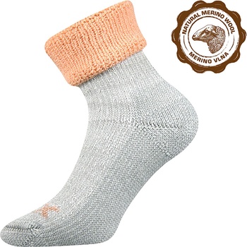 Voxx QUANTA dámské froté klasické ponožky meruňková