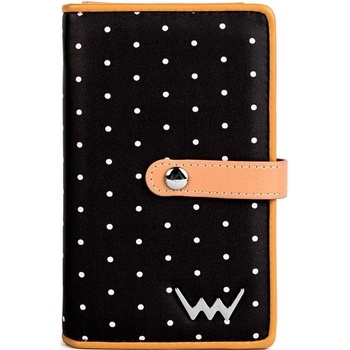 Vuch Lance dámská malá vzorovaná peněženka hnědo černá