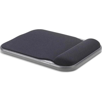 Výškově nastavitelná gelová podložka pod myš - černá