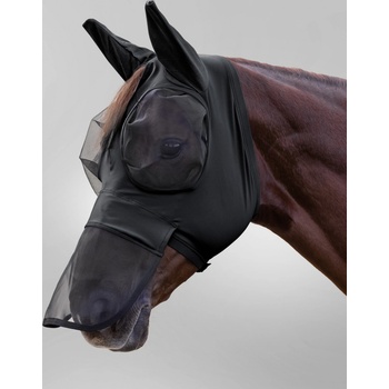 Waldhausen Maska proti hmyzu Puck s ochranou uší a nozder černá