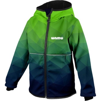 Wamu dětská bunda Mozaika zelená