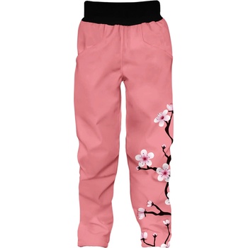 Wamu Softshellové kalhoty dětské Sakury růžová