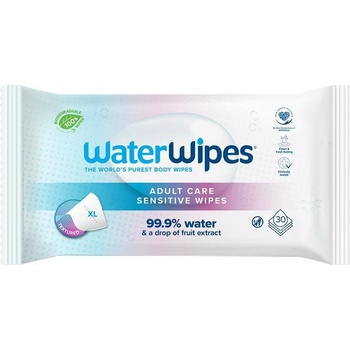 WaterWipes Adult Care vlhčené ubrousky pro dospělé 30 ks