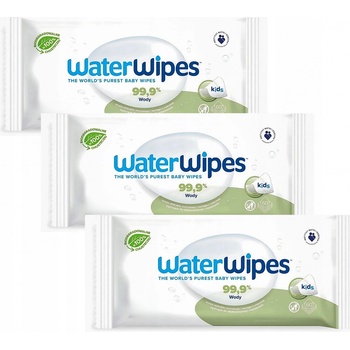 WaterWipes Soapberry vlhčené ubrousky pro péči o děti 3 x 60 ks