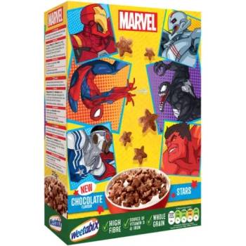 Weetabix Marvel pšeničné cereálie ve tvaru hvězdiček s příchutí čokolády 500 g
