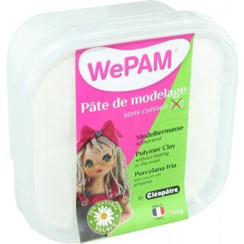 WePAM Cleopatre Samotvrdnoucí polymerová modelovací hmota 145 g Bílá