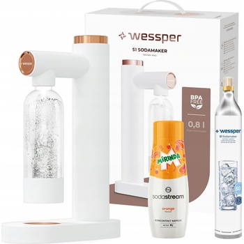 Wessper S1 White + Sirup SodaStream Mirinda
