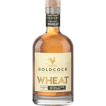 Whisky GoldCock Wheat 49,2% 0,7 l (holá láhev)