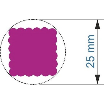 Wiler děrovačka ozdobná ozdobný čtvereček 25mm