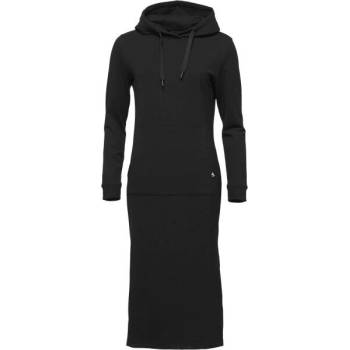 Willard ANIELA Dámské dlouhé mikinové šaty černá