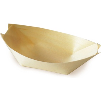 WIMEX Fingerfood miska dřevěná lodička 8 x 5,5 cm