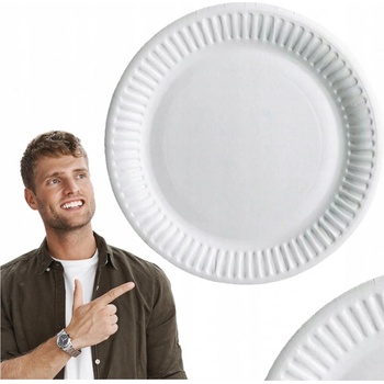 Wimex Na jedno použití talíře 71415 papírové bílé