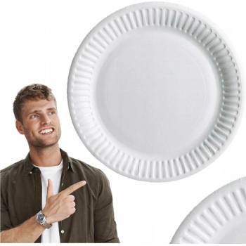 Wimex Na jedno použití talíře 71415 papírové bílé