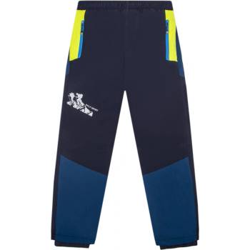 Wolf B2273 chlapecké šusťákové kalhoty zateplené tmavě modrá petrol