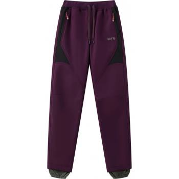 Wolf B2492 dívčí zateplené softshellové kalhoty fialová