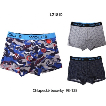 Wolf chlapecké boxerky 3 ks L2181D