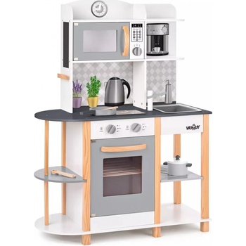 Woody DŘEVO Kuchyňské studio Wendy herní set kuchyňka s nádobím a doplňky