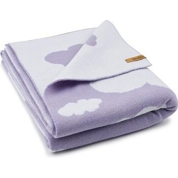 Woolee Dětská vlněná deka obláček fialová