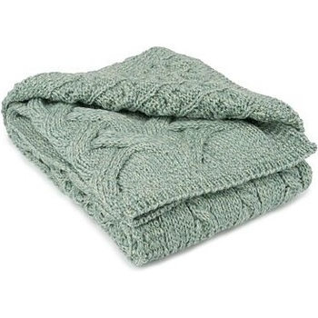 Woolee Dětský vlněný pléd Supersoft Merino tyrkysová