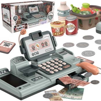 Woopie Pokladna pro děti Skener Hmotnost Mikrofon