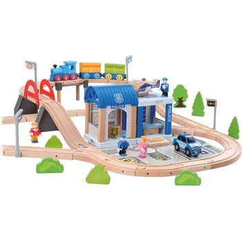 WoTo Vláčkodráha Maxi 100 dilů