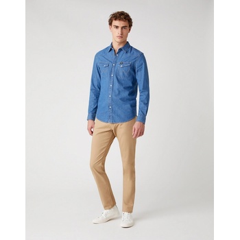 Wrangler pánská džínová košile LS Western shirt W5F25K14V