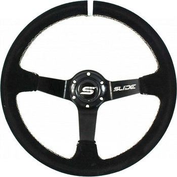 WRC 350 mm černý semiš / stříbrný šev