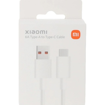 Xiaomi 40032 USB-C Datový, 6A, 1m, bílý - originál