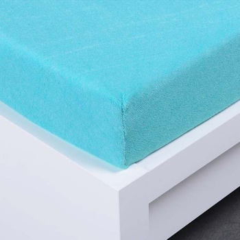 Xpose Froté prostěradlo Exclusive azurové 120x200