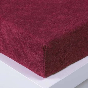 Xpose Froté prostěradlo Exclusive bordové 90x200