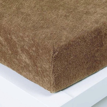 Xpose Froté prostěradlo Exclusive hnědé 90x200