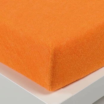 Xpose Froté prostěradlo Exclusive oranžové 180x200