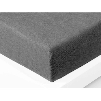 xpose froté prostěradlo Exclusive tmavě šedé 80x160